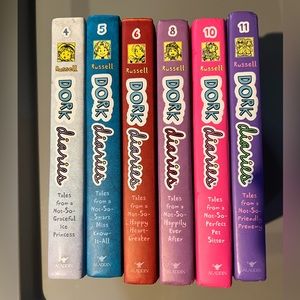 Dork Diaries Books Vol. 4,5,6,8,10,11